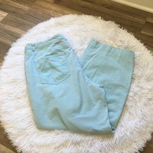 Talbots PLUS SIZE 14 light blue pants.